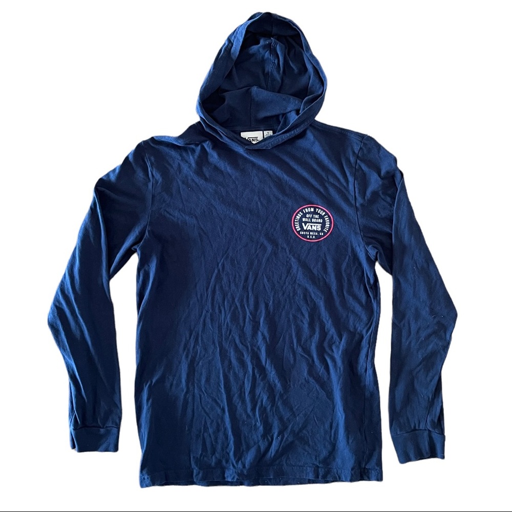 VANS long sleeve hooded t-shirt Size Small